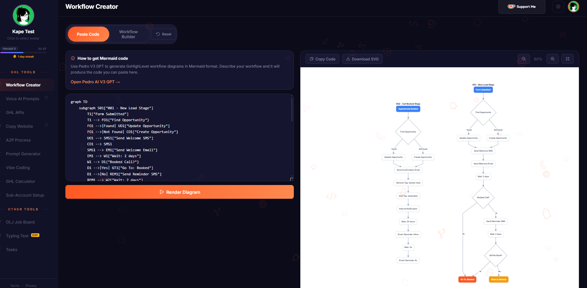 Workflow Creator